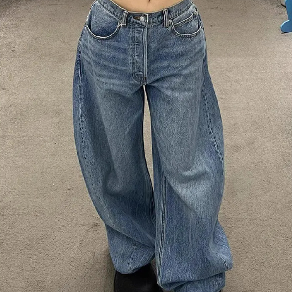 JEAN TAILLE HAUTE WIDE-LEG