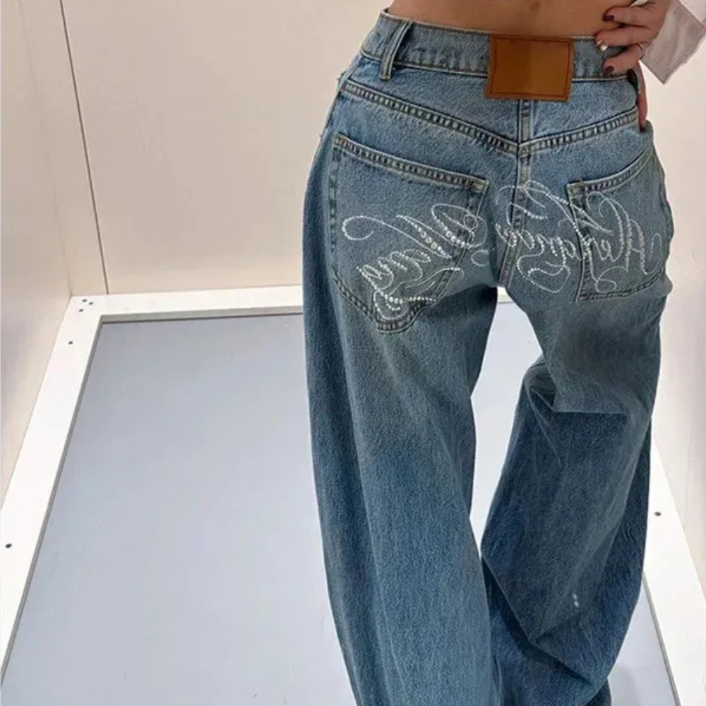 JEAN TAILLE HAUTE WIDE-LEG