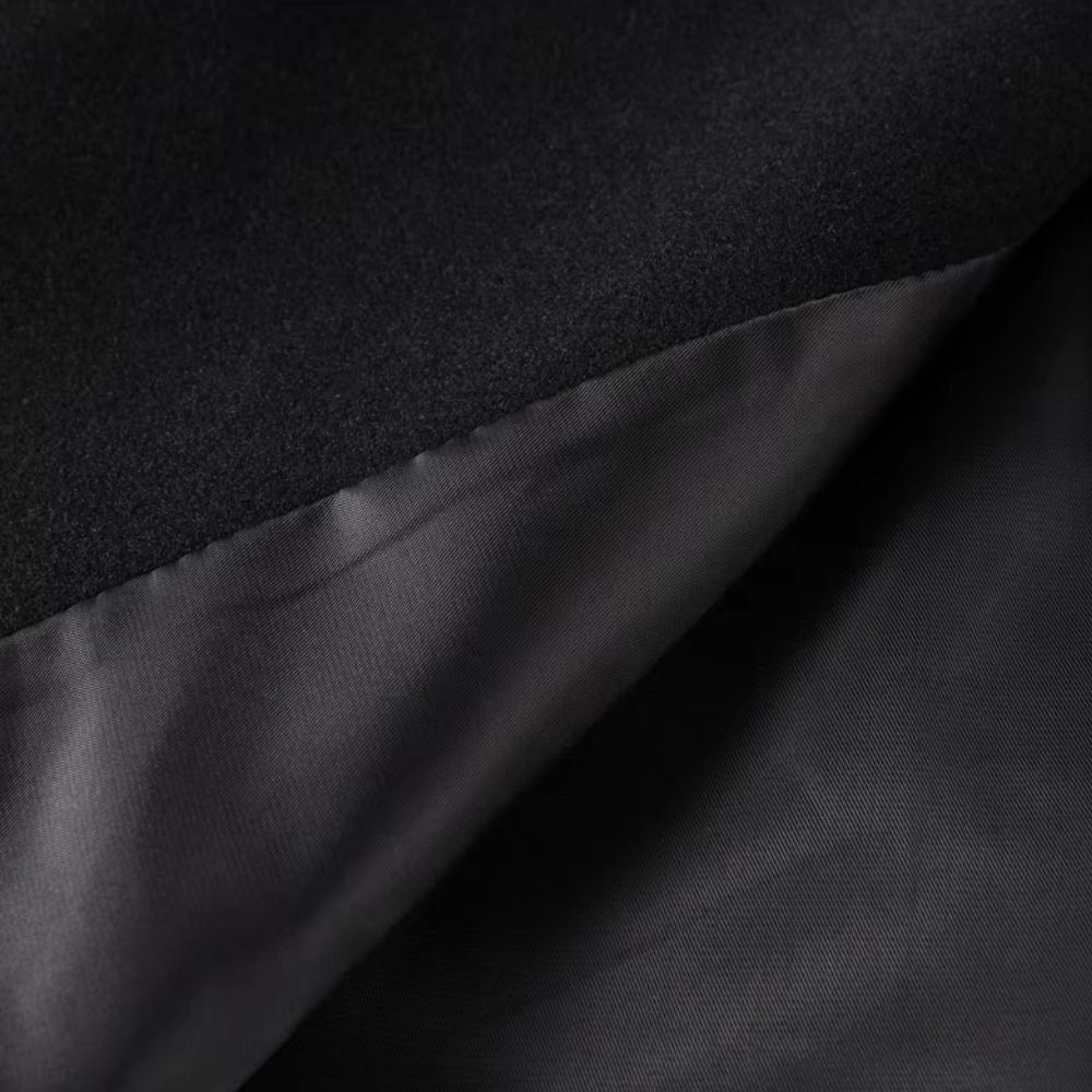 MANTEAU TRENCH OVERSIZE STRUCTURE NOIR