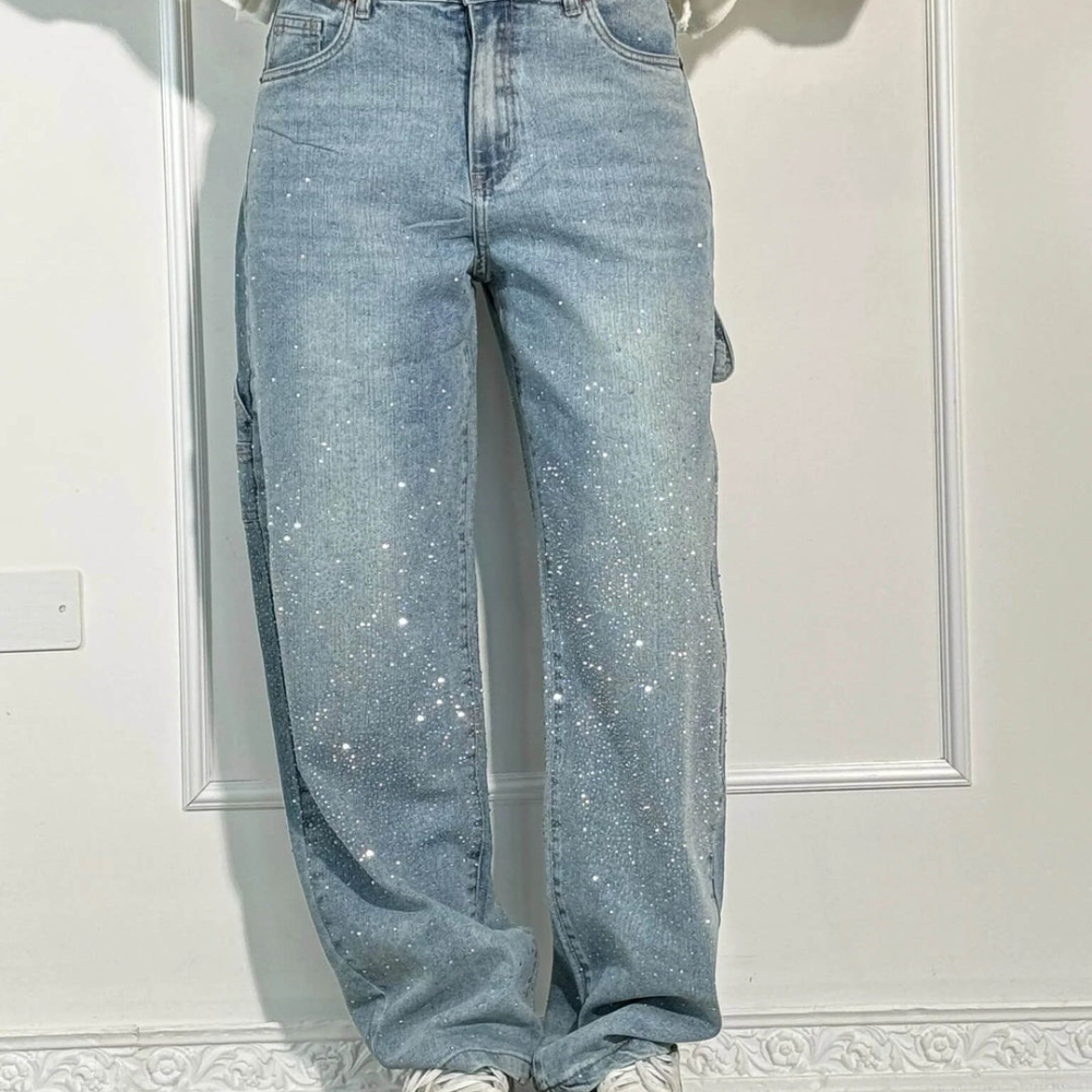 JEAN DENIM BALLOON BLEU CLAIR