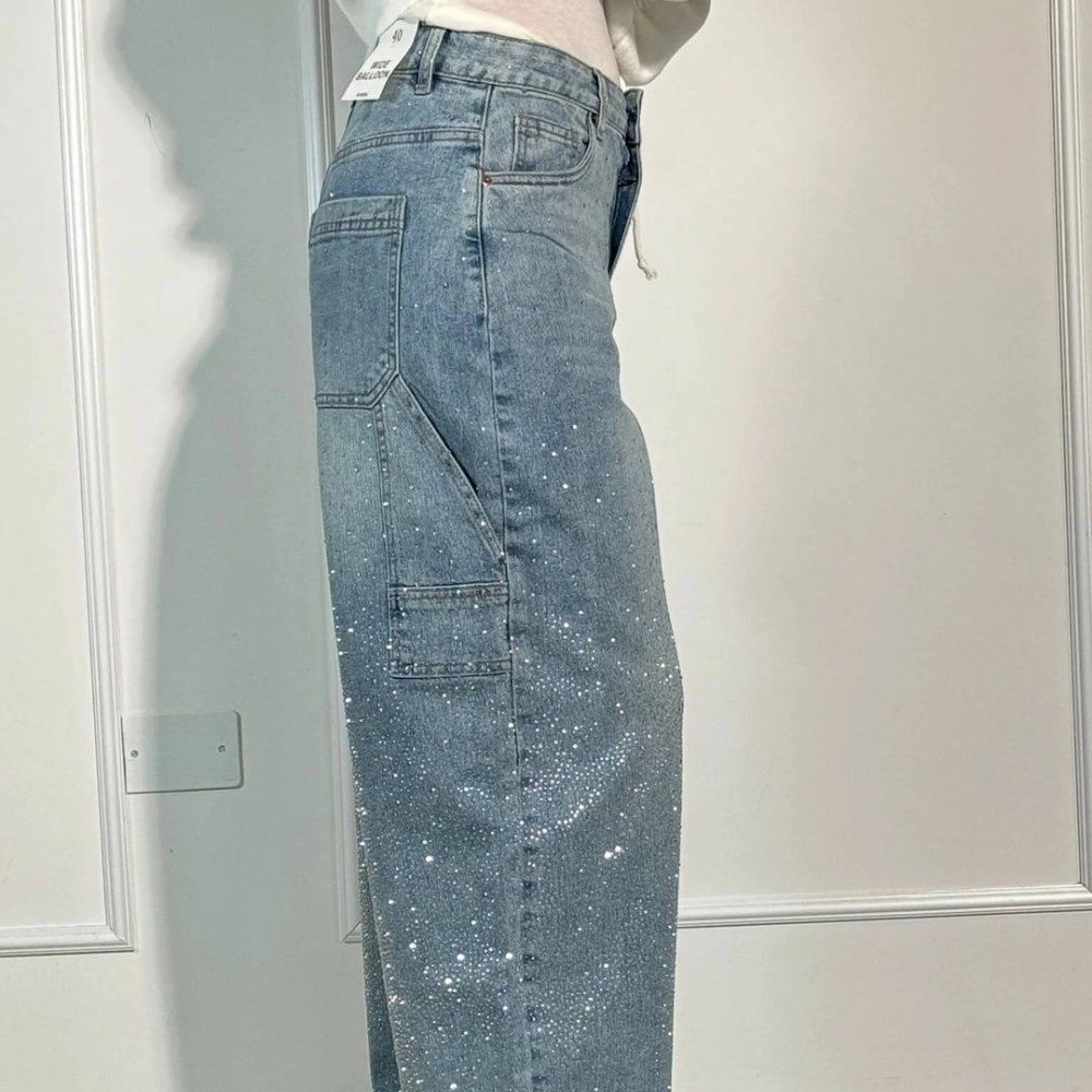 JEAN DENIM BALLOON BLEU CLAIR