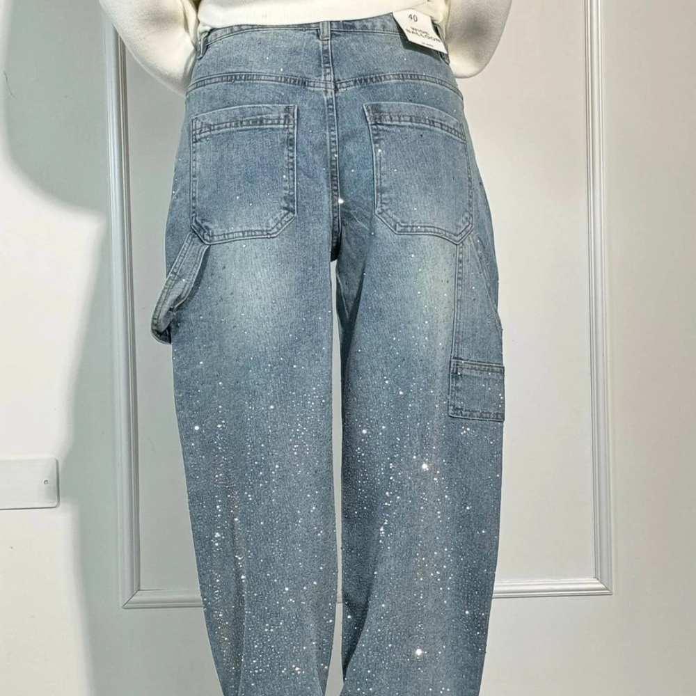 JEAN DENIM BALLOON BLEU CLAIR
