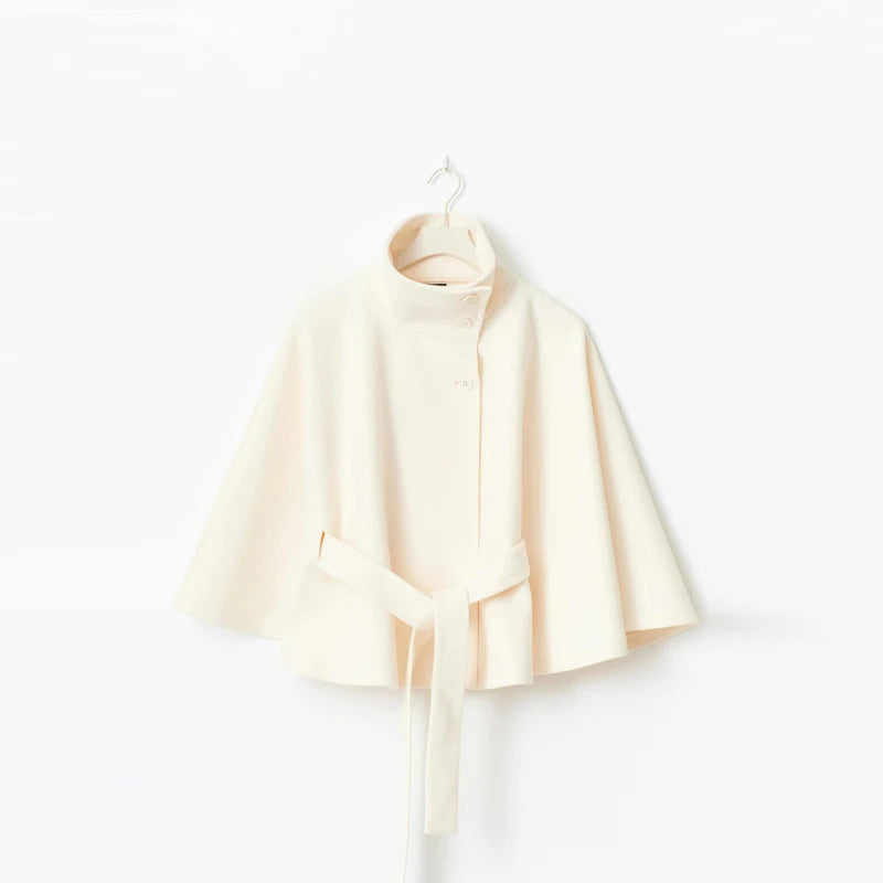 MANTEAU TRENCH OVERSIZE STRUCTURE BLANC CRÈME