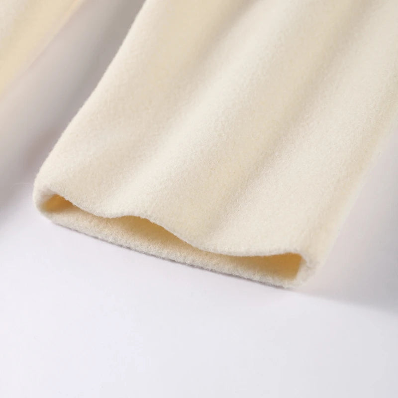L'ÉPURE ROBE-MANTEAU LONGUE À COL CAPE